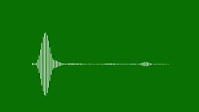 4K Seamless Audio Frequency Spectrum Animation, Abstract White Equalizer Visualization on Green Screen Background, Dynamic Sound Waves Motion for Music and DJ Visual Effects - Powered by Shutterstock - Get 15% off with code: PIKWIZARD15