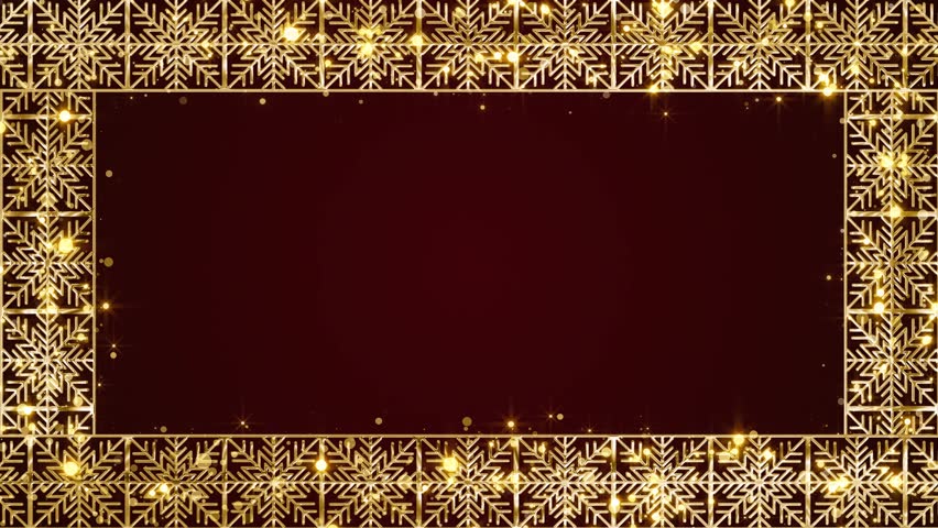 Ornamental winter border, symmetrical snowflakes and shimmering light. Perfect for creative New Year titles and Christmas backgrounds  - Powered by Shutterstock - Get 15% off with code: PIKWIZARD15