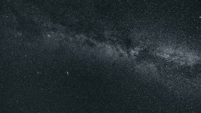 Milky Way Galaxy in Dark Space Background, Night Sky Astronomy Time Lapse - Powered by Shutterstock - Get 15% off with code: PIKWIZARD15