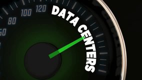 Data Center Speedometer AI Computing Facility Processing Power Increase 3d Animation - Powered by Shutterstock - Get 15% off with code: PIKWIZARD15