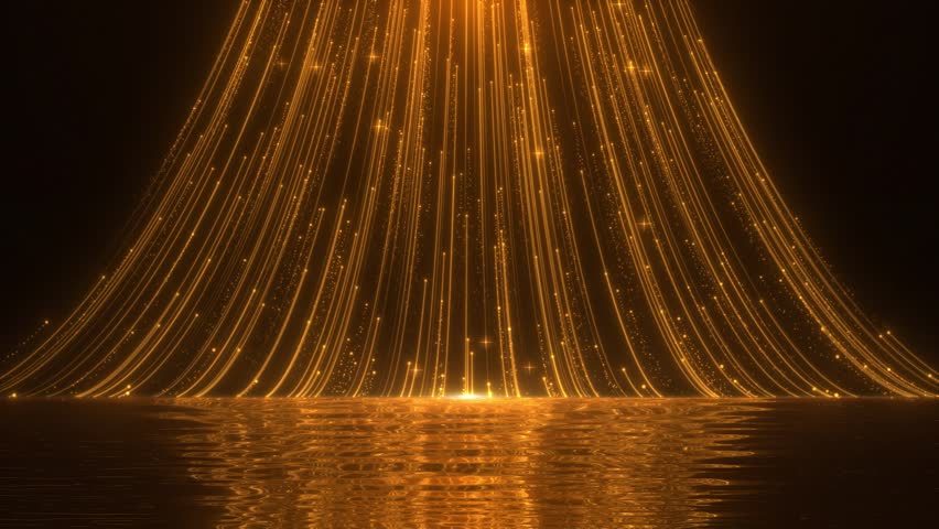 Aesthetic stage particle line stage background