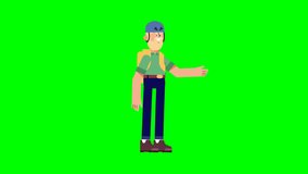 3D green screen cyclist guy performing Handshake B for business, greeting, and presentation needs. Clean chroma key animation ideal for marketing, tutorials, and digital content projects.
 - Powered by Shutterstock - Get 15% off with code: PIKWIZARD15