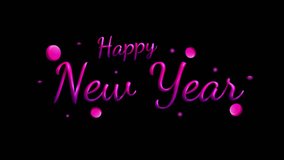 Minimal black background with bright glowing pink letters - Powered by Shutterstock - Get 15% off with code: PIKWIZARD15