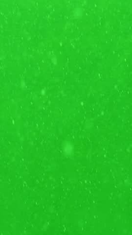 Vertical Heavy Rain Falling on Green Screen Background