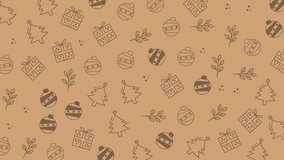 Christmas pattern seamless animated background, suitable for holidaythemed designs, marketing materials, social media posts, and festive decorations. - Powered by Shutterstock - Get 15% off with code: PIKWIZARD15
