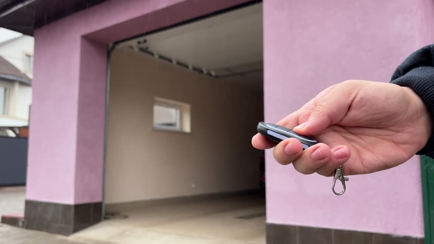 Remote control is broken, garage door is not close