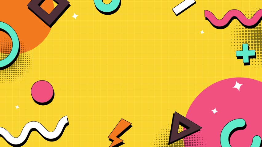 Retro pop comic background with bold geometric shapes, halftone dots, grid texture, and vibrant colors, creating a dynamic nostalgic cartoon style with spacious copy area. - Powered by Shutterstock - Get 15% off with code: PIKWIZARD15