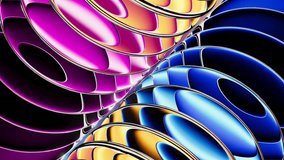 Diagonal glass tiles with rainbow gradients shift and twist, refracted colors ripple in a vivid mosaic effect. - Powered by Shutterstock - Get 15% off with code: PIKWIZARD15