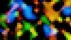 Colorful Mosaic Pixel Pattern Animation Background, Vibrant Abstract Geometric Digital Texture, Dynamic Retro Pixelated Grid Design for Modern Visual Effects and Creative Motion Graphics - Powered by Shutterstock - Get 15% off with code: PIKWIZARD15