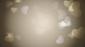 elegant gold bokeh with drifting hearts and subtle sparkling effects for celebrations - Powered by Shutterstock - Get 15% off with code: PIKWIZARD15