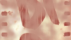 retro stylized letterforms on weathered film with artistic brushwork and perforations - Powered by Shutterstock - Get 15% off with code: PIKWIZARD15