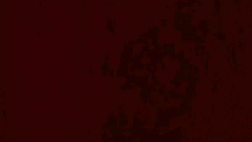 atmospheric distressed crimson surface featuring rust stains and aged finishing techniques