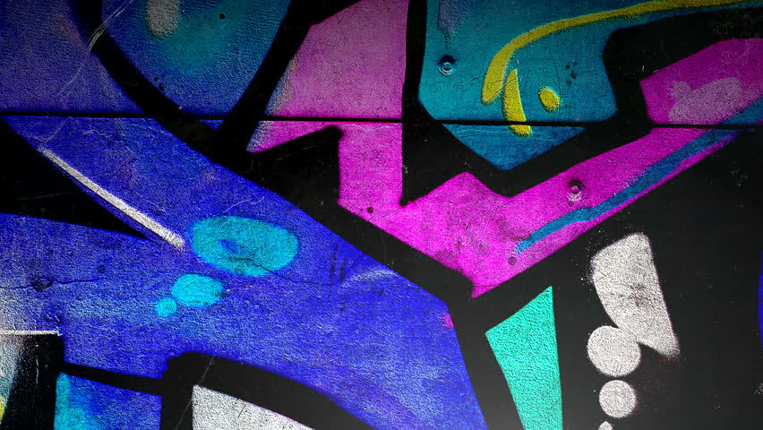 dynamic urban graffiti highlighting vivid colors and textured surfaces