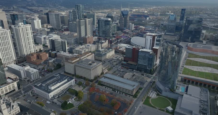 Aerial view of Nashville