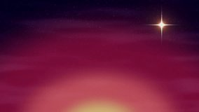 vivid celestial display, colorful sky illuminated by sunrise and single shining star - Powered by Shutterstock - Get 15% off with code: PIKWIZARD15