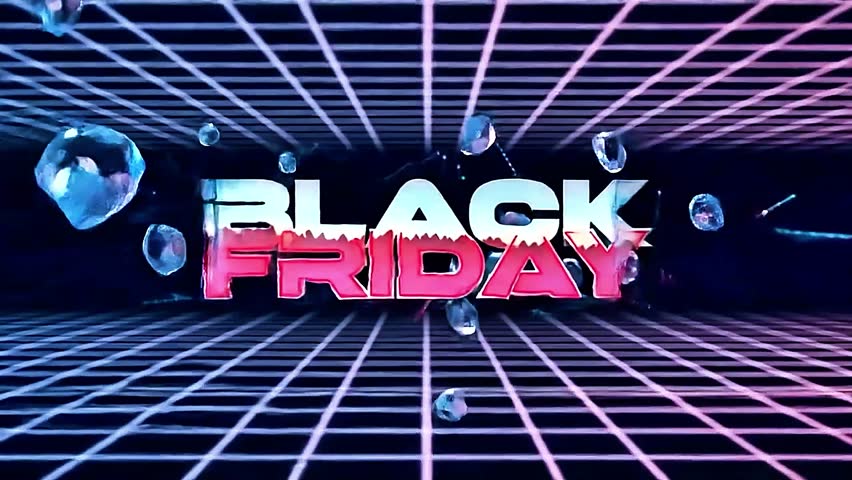 Clean Black Friday CTA Template Simple Minimal Promo for Sales and Discounts 4k