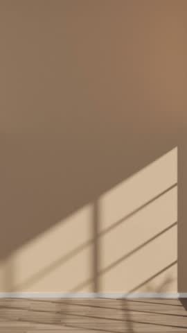 Furniture Store Concept: Vertical 3D Animation of a Cozy Burgundy Armchair and Fluffy Rug Popping Up for Interior Design and Social Media Promo