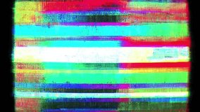 RGB CRT Glitch Static - Color Bleed Scanline Distortion Loop Background - Powered by Shutterstock - Get 15% off with code: PIKWIZARD15