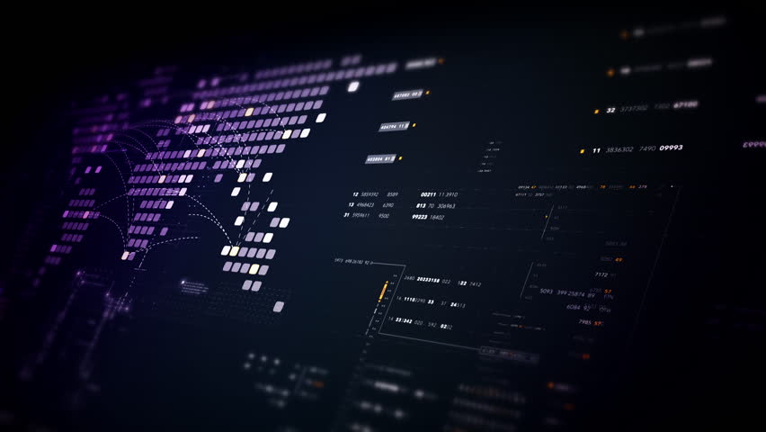 Futuristic financial trading dashboard motion background with glowing charts, analytics interface, stock market graphs, and real-time fintech data visualization design