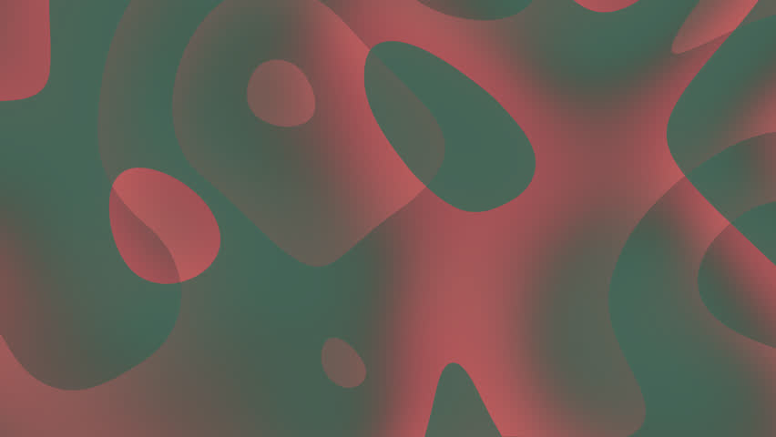 Abstract fluid liquid background loop featuring organic morphing shapes in muted pink and sage green colors ideal for creative presentations and modern website headers
