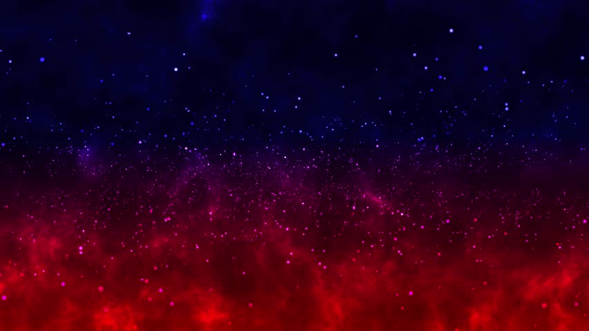 Abstract glowing particles drifting in dark cosmic nebula background with vibrant red and blue - Powered by Shutterstock - Get 15% off with code: PIKWIZARD15
