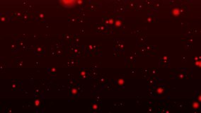 Abstract red glowing particles floating and swirling in dark deep space background subtle bokeh - Powered by Shutterstock - Get 15% off with code: PIKWIZARD15