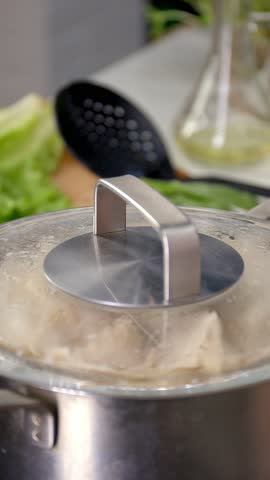 chef swiftly boils delightful pasta dish, efficiently boiling delicious ravioli in minimal time by chef