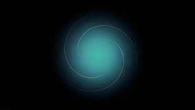 A rotating neon spiral in blue and magenta on a dark background. - Powered by Shutterstock - Get 15% off with code: PIKWIZARD15