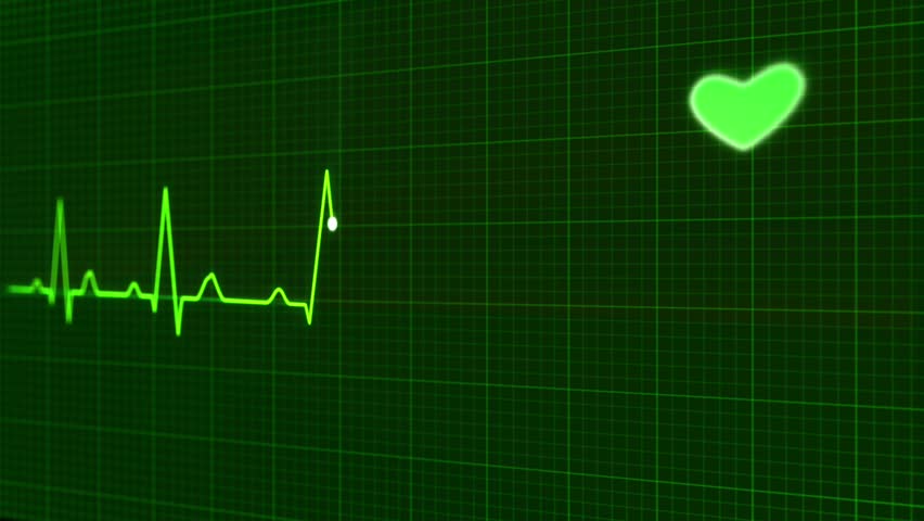 animation graphics ECG heart
