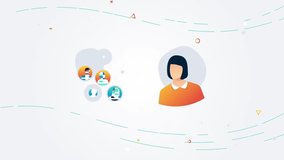 2D Animation: Digital User Interface, Cartoon Network, Technology App, Online Community, Info Sharing, Social Icon - Powered by Shutterstock - Get 15% off with code: PIKWIZARD15