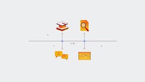 2D Animation: Book Speech Bubbles, Cartoon Study Infographic, Flat Learning, Reading, Library, Digital Education, Knowledge - Powered by Shutterstock - Get 15% off with code: PIKWIZARD15