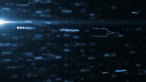 Animated Royal blue color 3d digital data flow big data binary code matrix hi-tech design dark technology background	 - Powered by Shutterstock - Get 15% off with code: PIKWIZARD15