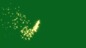 Magic glitter sparkle trail transition, golden glowing starlight glitter sparkle path white twinkling stars line, fast glittering star lines, sparkling starry line effect on green screen. 4k animation - Powered by Shutterstock - Get 15% off with code: PIKWIZARD15