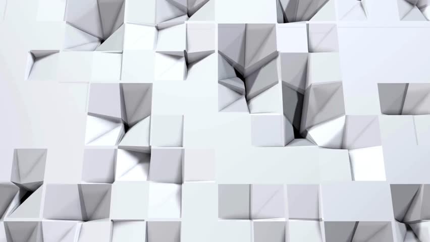Soft low poly motion white background Low Poly corporate white background silver Grey animated Low Poly Backgrounds Loopable Data Center Innovation