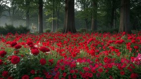 Red rose in the garden - Powered by Shutterstock - Get 15% off with code: PIKWIZARD15