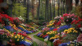 Colorfull Flowers in the garden - Powered by Shutterstock - Get 15% off with code: PIKWIZARD15