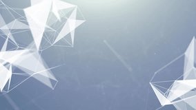 Technological connection futuristic shape, blue dot network, abstract background 4k - Powered by Shutterstock - Get 15% off with code: PIKWIZARD15