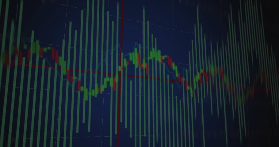 Feed updating chart animating bars shifting, price line moving data sliding cyan bars for clarity. Histogram, dashboard, finance, analytics, market, trading, digital