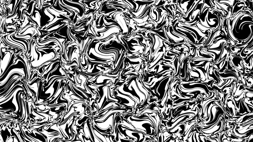 Seamless Loop of Glossy Black and White Liquid Ink Swirl With High Contrast Organic Marbled Texture - Powered by Shutterstock - Get 15% off with code: PIKWIZARD15