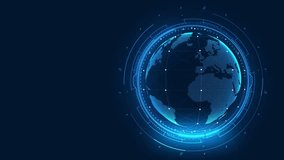 global internet connection line network World Smart network technology blue dark backgrounds - Powered by Shutterstock - Get 15% off with code: PIKWIZARD15