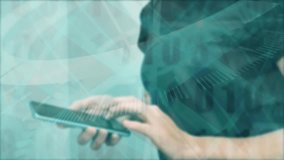 Woman user holding mobile phone. Online mobile banking concept. Online pay and electronic bill payment. Security transaction. Progress or loading bar and shield icon. - Powered by Shutterstock - Get 15% off with code: PIKWIZARD15