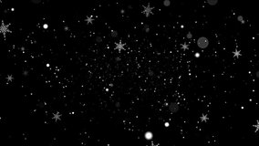 Winter vibes only text appears with snowflakes falling on a dark background creating a festive and seasonal animation perfect for holiday greetings or winter themed designs. - Powered by Shutterstock - Get 15% off with code: PIKWIZARD15