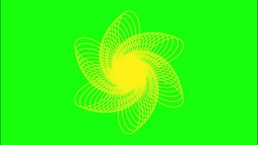 Green Screen Rotating Yellow Hexagon Abstract Animation - Powered by Shutterstock - Get 15% off with code: PIKWIZARD15