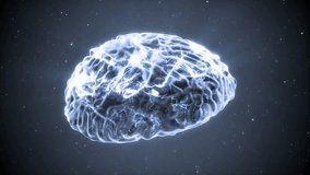 illustration brain 3d science human animation anatomy background black - Powered by Shutterstock - Get 15% off with code: PIKWIZARD15