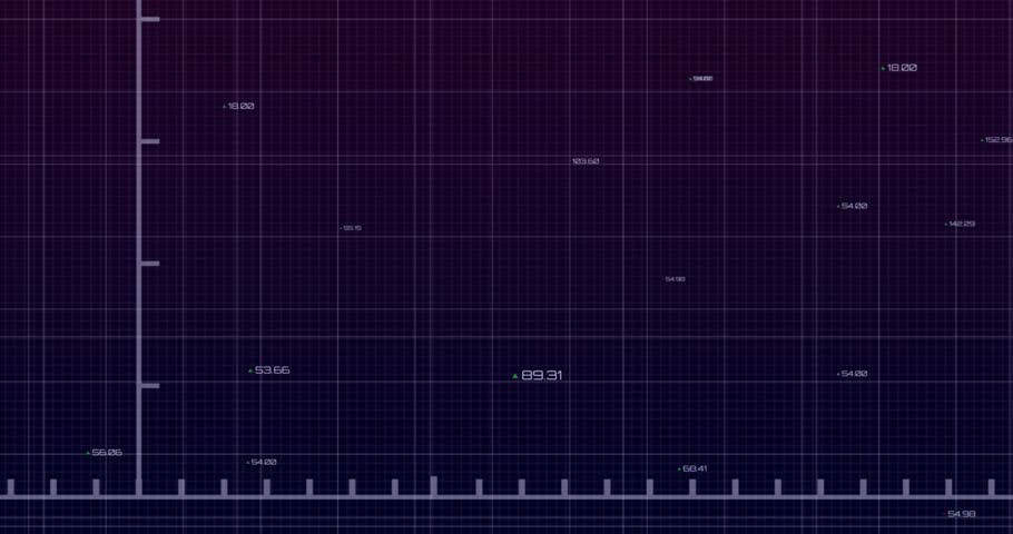 On data update red trend line sliding while bar cluster shifting center to show numeric change. Dashboard, visualization, infographic, parallax, grid, globe, thumbnails