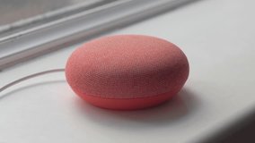 Smart Home Digital Device Idle on Window. Modern Home Technology Using WiFi. Simple Display with Small Lights. Natural Lighting. Using Apps and Services. - Powered by Shutterstock - Get 15% off with code: PIKWIZARD15