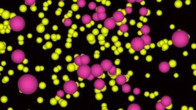 Bright yellow particle-like dots floating and spreading dynamically on a dark background. - Powered by Shutterstock - Get 15% off with code: PIKWIZARD15