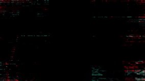 Glitch cyberpunk industrial grunge animated texture overlay background using bright multicolor channel streaks, RGB drift, modular pixel noise and rapid scanline jumps - Powered by Shutterstock - Get 15% off with code: PIKWIZARD15