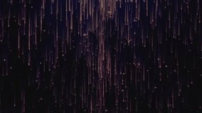 Abstract video background featuring a mesmerizing shower of golden light particles descending against a dark, cosmic-like backdrop.  - Powered by Shutterstock - Get 15% off with code: PIKWIZARD15