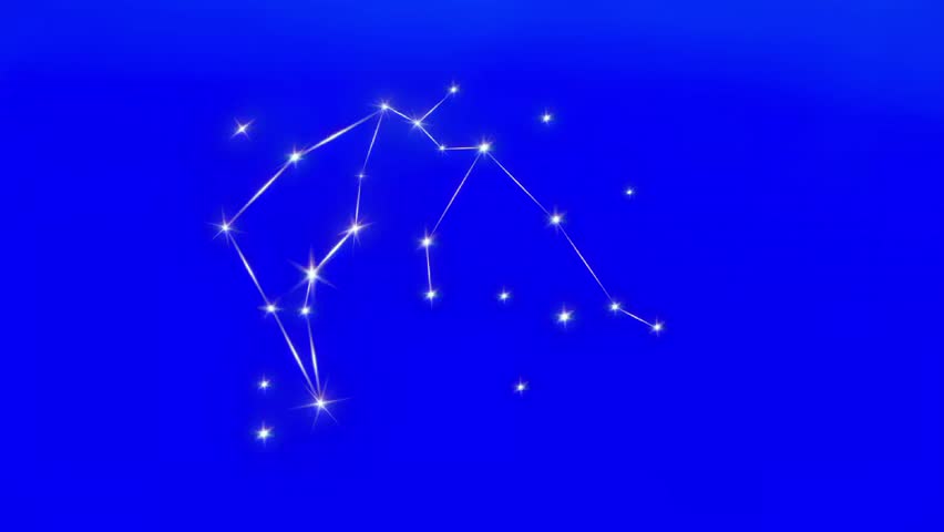 Beautiful glowing constellation lines forming bright sparkling star pattern on deep blue night sky. Space concept - Powered by Shutterstock - Get 15% off with code: PIKWIZARD15